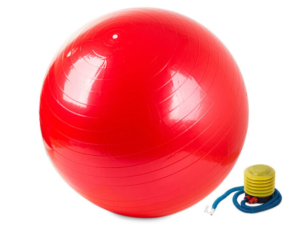 Fitlopta - Gimnastična žoga s črpalko 75 cm | rdeča