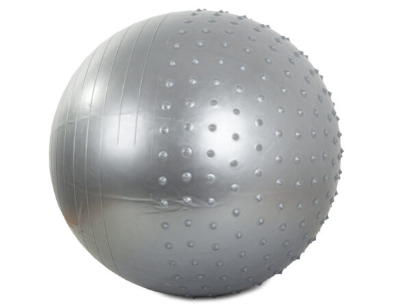Fitlopta - žoga za gimnastiko + črpalka 65 cm | siva