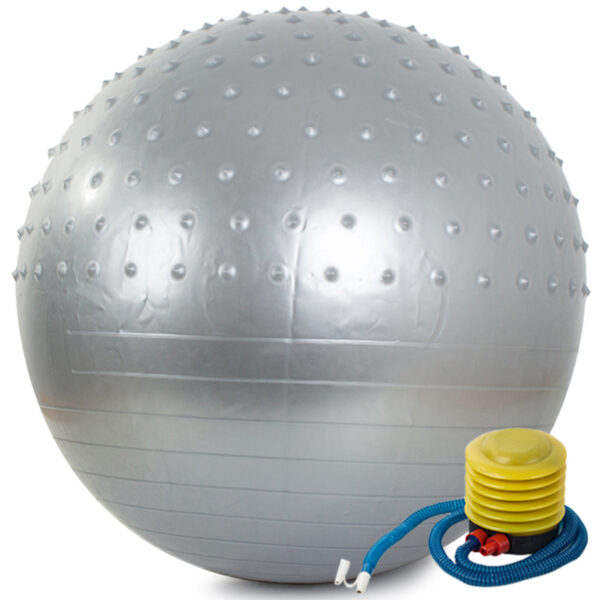 Fitlopta - žoga za gimnastiko + črpalka 70 cm | siva