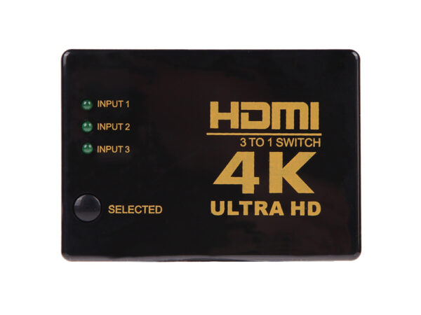 Vozlišče HDMI s 3 režami in daljinskim upravljalnikom