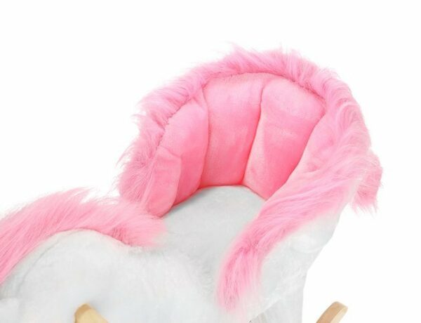 Kolebnica za gugalnega konja 70 cm | belo-rožnata