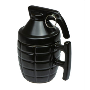 Skodelica - granatna, 350 ml | črna