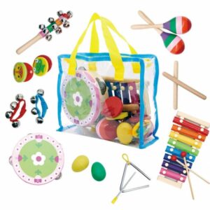 Hudobný set 14 nástrojov + taška | Ecotoys