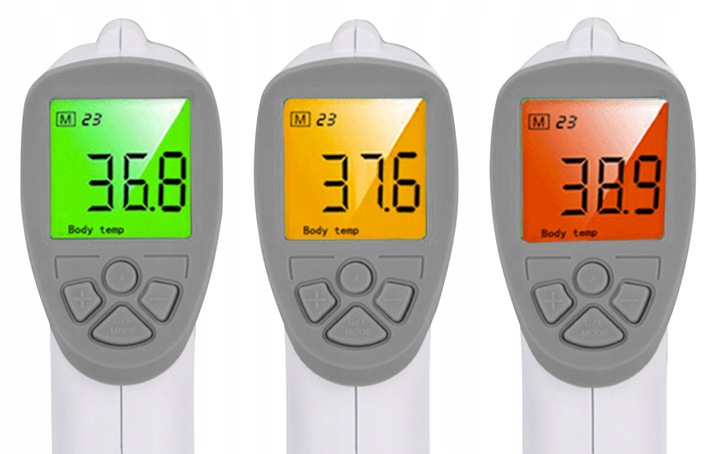 Infrardeči brezkontaktni termometer – 15x10x4,5 cm