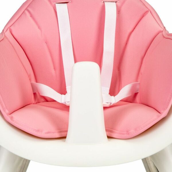 Preprost otroški jedilni stol | roza