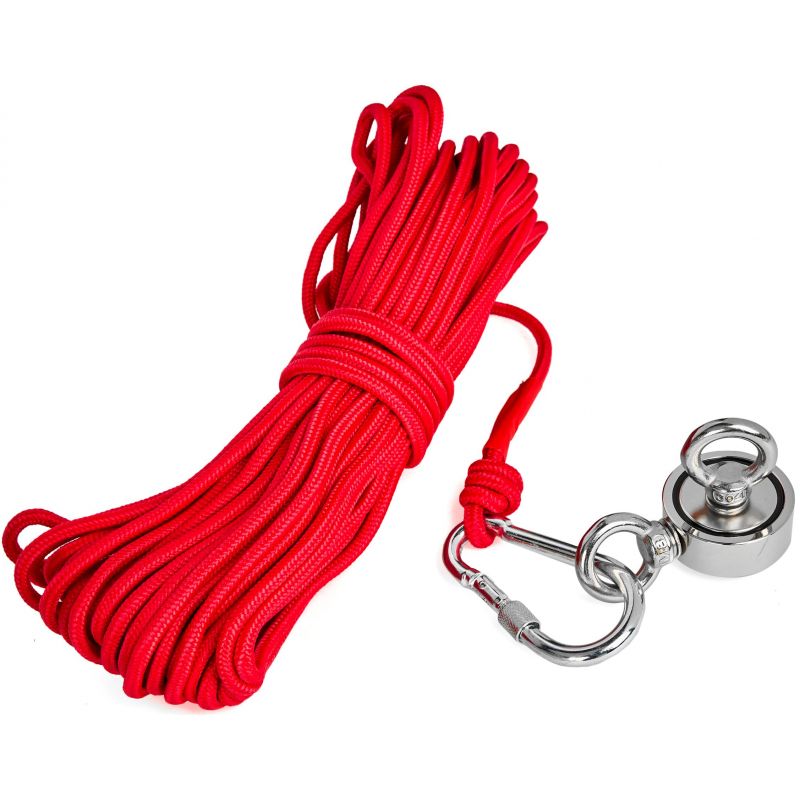 Neodim magnet 180kg z vrvjo - magnetni ribolov | KD10418