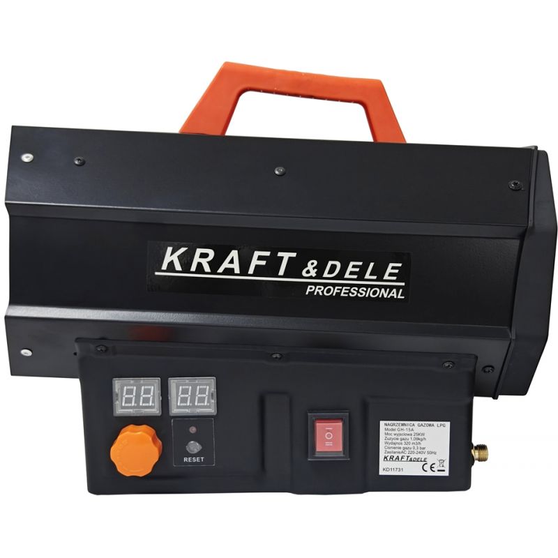 Plinski grelnik 25 kW + regulator in cev | KD11731