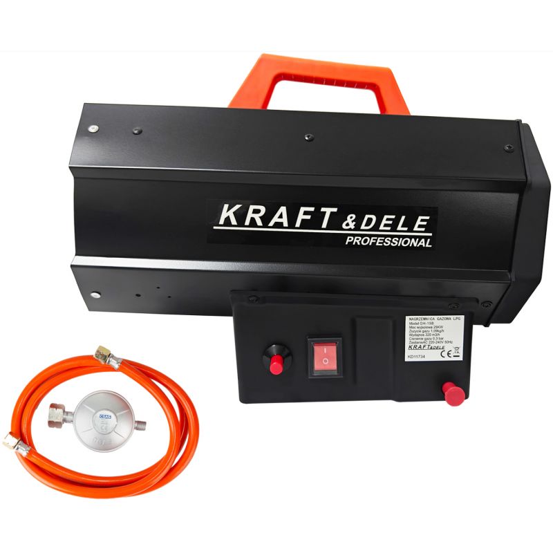 Plinski grelnik 25 kW + regulator in cev | KD11734