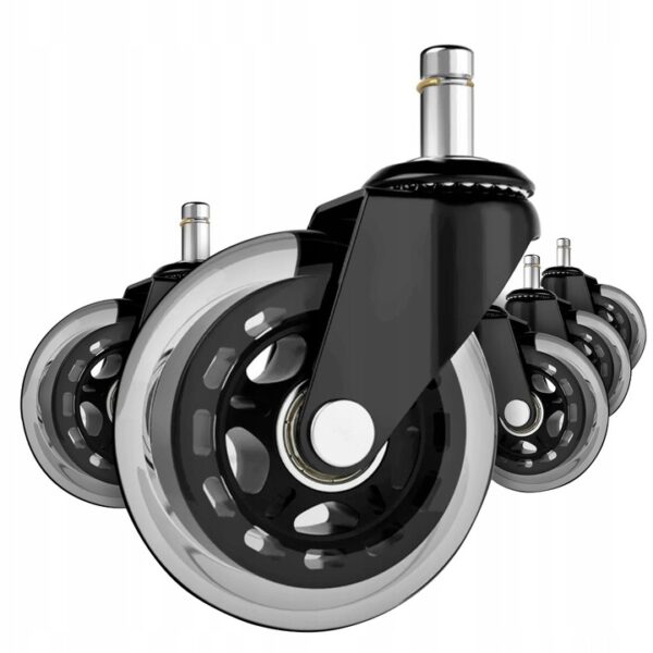 Kolesca za pisarniške stole - gumijasta | 5 kosov