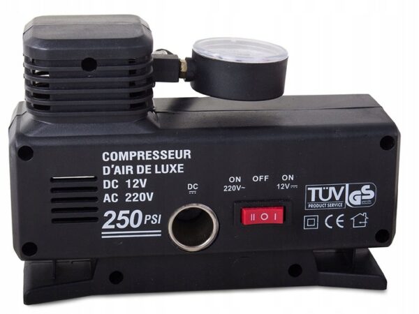 Avtomobilski kompresor 12V/230V 250 PSI | + končni pokrovčki
