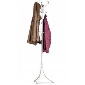 Kovinski regal - bel | 185 cm je odličen dodatek za vsak hodnik, garderobo ali omaro. Odlikuje ga visoka funkcionalnost.