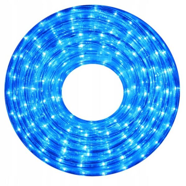 Svetlobni kabel LED - cev 20 m | modra