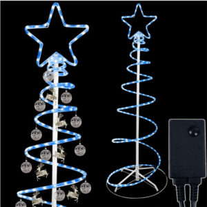 LED vianočné osvetlenie - stromček | modrá má 8 režimov svietenia. Svetelný zdroj je veľmi odolný a nevyžaruje teplo.
