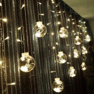 Božične lučke LED - svetlobna zavesa 4m 108 LED