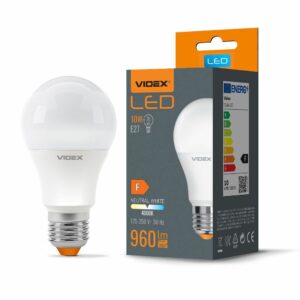Žarnica LED | VIDEX E27-A60-10W-NW