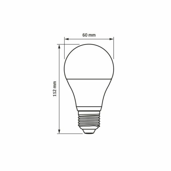 Žarnica LED | VIDEX E27-A60-10W-NW