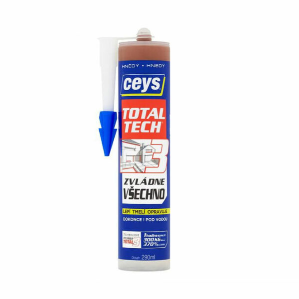 Ceys Total Tech Express lepilo - rjavo, 290 ml