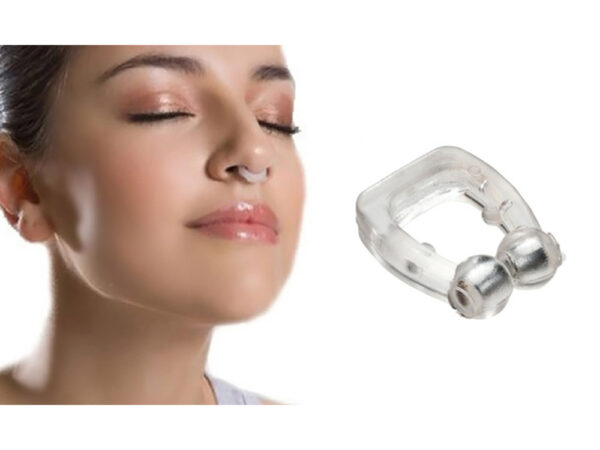 Magnetna sponka za nos proti smrčanju
