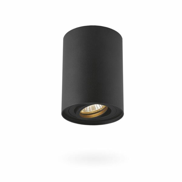 Sodobna cilindrična LED svetilka - črna | VIDEX