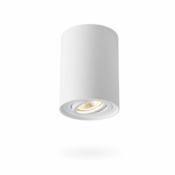 Sodobna cilindrična LED svetilka - bela | VIDEX