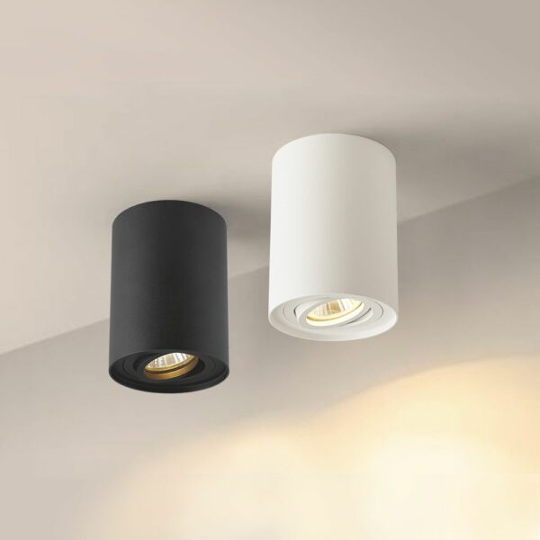 Sodobna cilindrična LED svetilka - bela | VIDEX