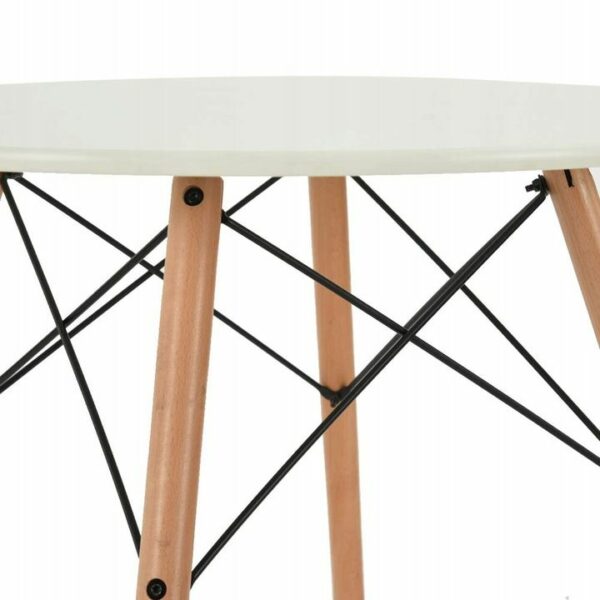 Moderna skandinavska miza - bela | 60 cm