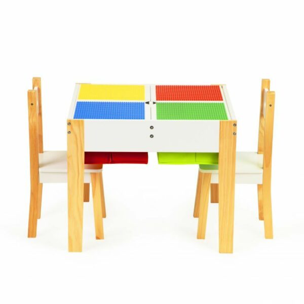 Večnamenska lesena miza za otroke | + 2 stola