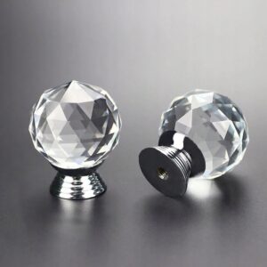 Pohištveni ročaj - gumb | kristal