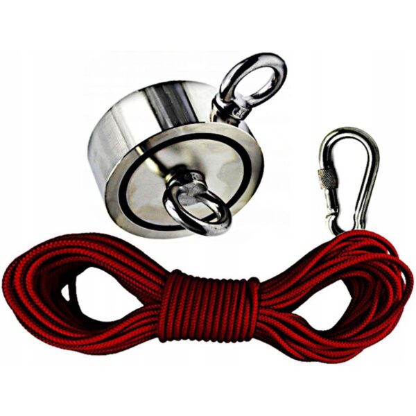 Neodimov magnet 180 kg z vrvjo - magnet za ribolov | KD10418