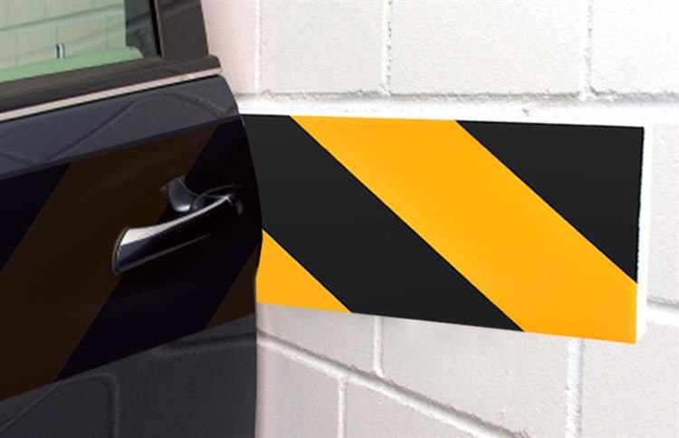 Ochrana dverí auta na stenu garáže 50x10x1.5cm 8