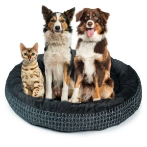 Postelja za pse in mačke - črna | velikost L