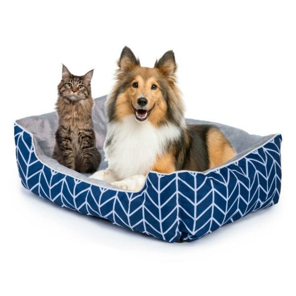 Postelja za pse in mačke - modra | velikost L