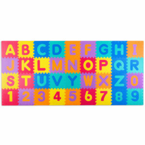Podloga iz pene za otroke - abeceda | barvna