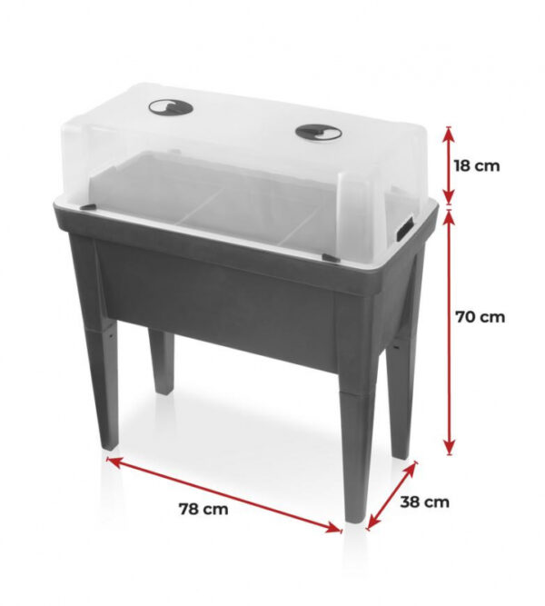 Plastični sadilnik - 78 x 38 x 88 mm | HD8053