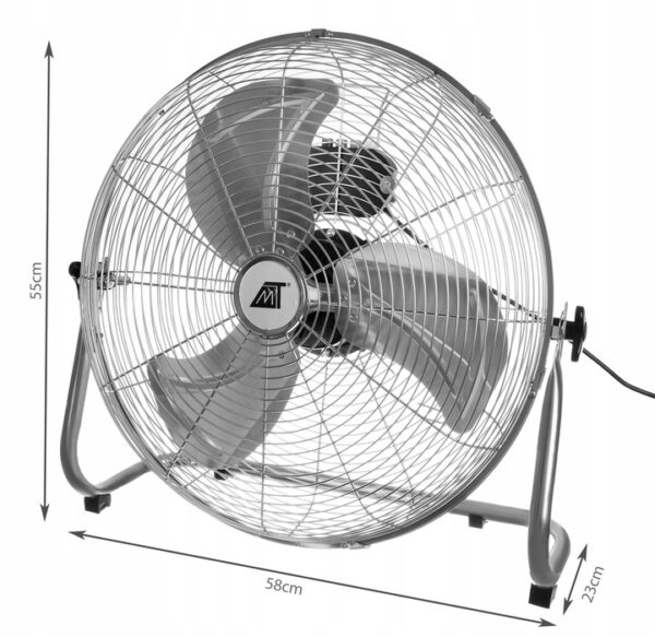 Talni ventilator + podaljšek 10 m | 2v1