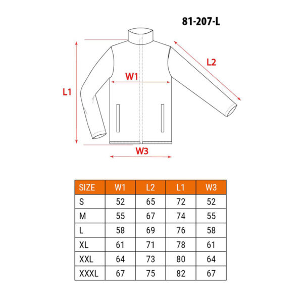 Delovna jakna - velikost. L | NEO 81-207-L