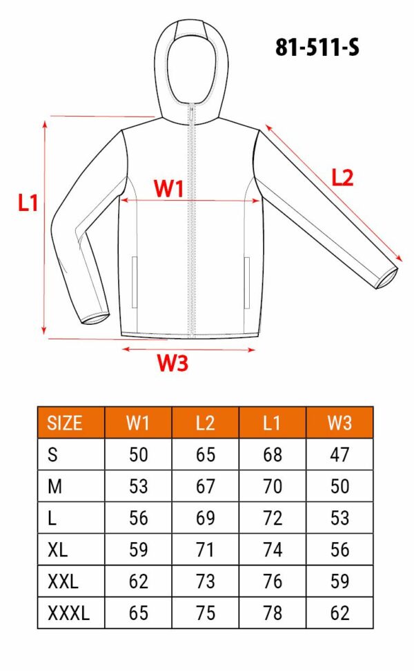 Dvoslojna delovna majica PREMIUM XL/54 | 81-511-XL