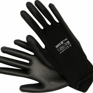 Pracovné rukavice | nylonová čierna YT-7473