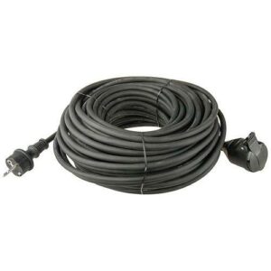Podaljševalni kabel - 20 m | EMOS E-004 - opremljen s praktičnim pokrovom vtičnice in odpornostjo IP44 je nepogrešljiv del vsakega doma