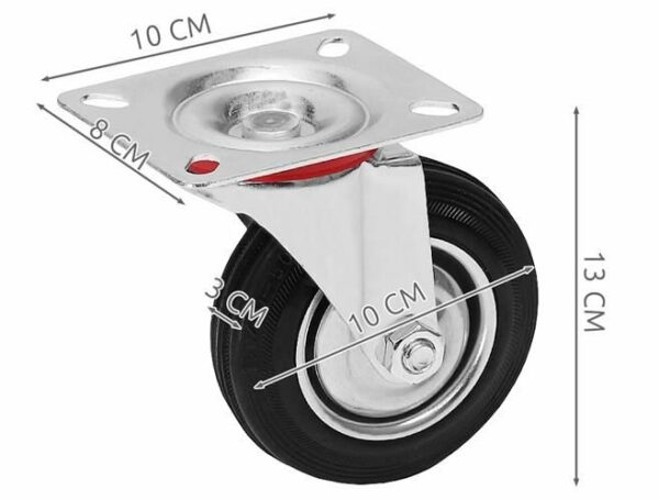 Industrijsko vrtljivo kolo za tovornjake | 100 mm 4"