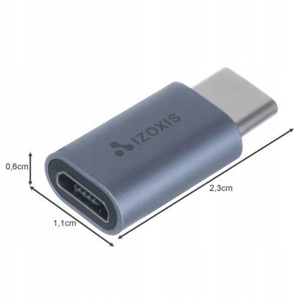 Redukcija USB-C na mikro USB-B 2.0
