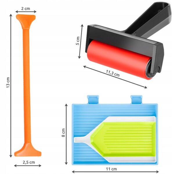 Komplet pripomočkov za barvanje diamantov