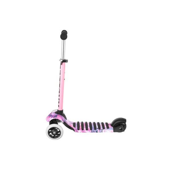 Komplet - otroški skuter, tricikel roza | + čelada