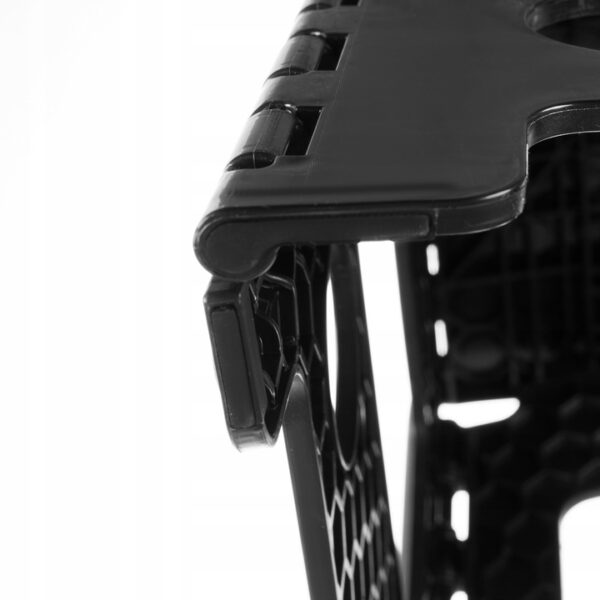 Zložljiv stol - stolček 39cm | črno-belo