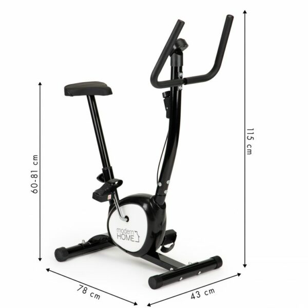 Stacionarno kolo za vadbo - LCD plošča | črna