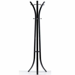 Stojanový vešiak na odevy - čierny | 180 cm