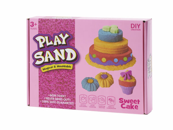 Tekoči kinetični pesek za otroške torte + dodatki | 750g