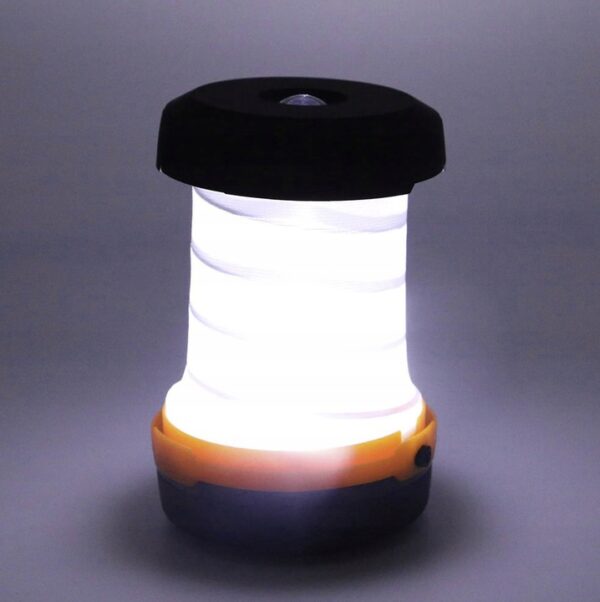 Pohodniška prenosna svetilka LED - 60 lm | rumeno-črna