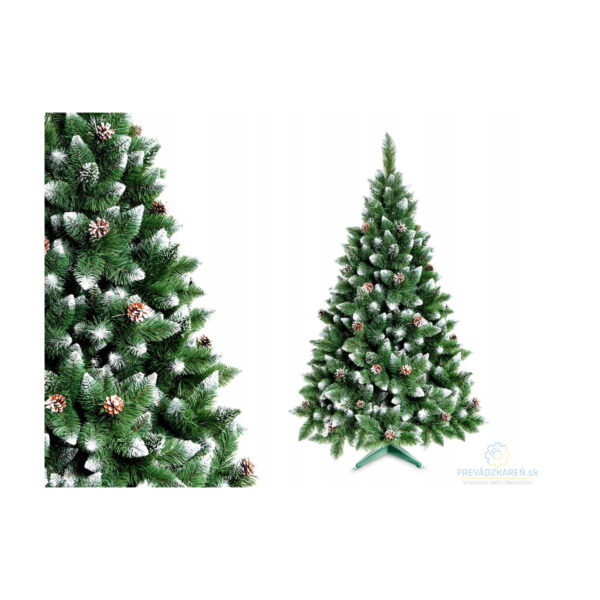 Umetno božično drevo borovec srebrni stožec ECONOMIC | 180 cm