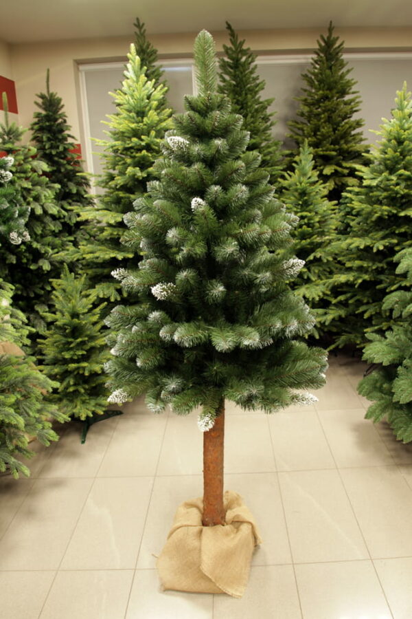 Umetno božično drevo na PREMIUM DIAMANTOVEM deblu | 1,55 m